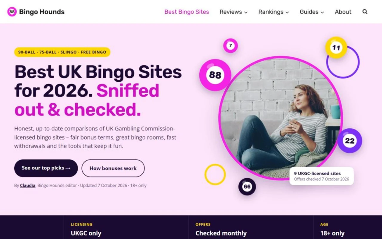 Bingo Hounds website